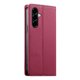 thumbnail image 4 of Funda Tipo Cartera de Cuero Sintético para Samsung Galaxy A57 Bloqueo RFID, con Ranuras para Tarjetas y Bolsillo para Efectivo, Cierre Magnético Fuerte Rojo, 4 of 6
