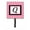 Pink Black, variant on Letter Q Initial Monogram - Pink Black Polka Dots Leash Holder Or Key Hook