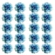thumbnail image 2 of 20 piezas de 6 cm de cabeza de flor de peonía de seda artificial para álbum de recortes, bolas de flores para boda azul, 2 of 9