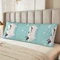 thumbnail image 6 of Picia French Bulldog Taking a Bath Body Pillow Cover - Super Soft Microfiber 20x54 Body Pillow Case - Envelope Closure, Wrinkle, Stain Resistant Body Pillow Cover,Elegant Bedding, 6 of 8