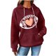 thumbnail image 5 of Camisas de Manga Larga Casual de las Mujeres Impresión No Estructurada Bolsillo Sudadera con Capucha para la Moda de Verano de Primavera, 5 of 5