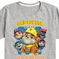 thumbnail image 3 of Paw Patrol - Rubble & Crew - Construction Crew to the Rescue - Toddler & Youth Short Sleeve Graphic T-Shirt, 3 of 6
