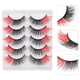 thumbnail image 4 of 5 pares de pestañas postizas naturales, extensiones de pestañas de maquillaje con caja., 4 of 7