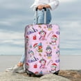 thumbnail image 7 of Logiee Christmas Unicorns Print Travel Luggage Cover,Suitcase Protector, Washable Elastic Suitcase Baggage Cover,Closure for Wheeled Suitcase Fit 18-32 Inch Luggage-Small, 7 of 7