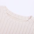 thumbnail image 3 of Bermudas Blusa de mujer Top Shorts Set 2 piezas Ladies Tops Shorts Set Casual Lady Chándal Ygjytge Beige T XL para Mujer, 3 of 9