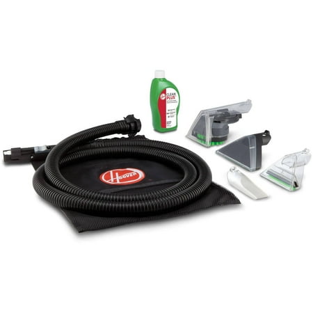 Hoover - Power Scrub Deluxe Corded Carpet Upright Deep Cleaner - Red