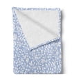 thumbnail image 2 of Blue and White Soft Flannel Fleece Throw Blanket, Revival Style with Rural Countryside Growth Cottage Cabin Pattern, Cozy Plush for Indoor and Outdoor Use, 50" x 70", Baby Blue White, by Ambesonne, 2 of 5