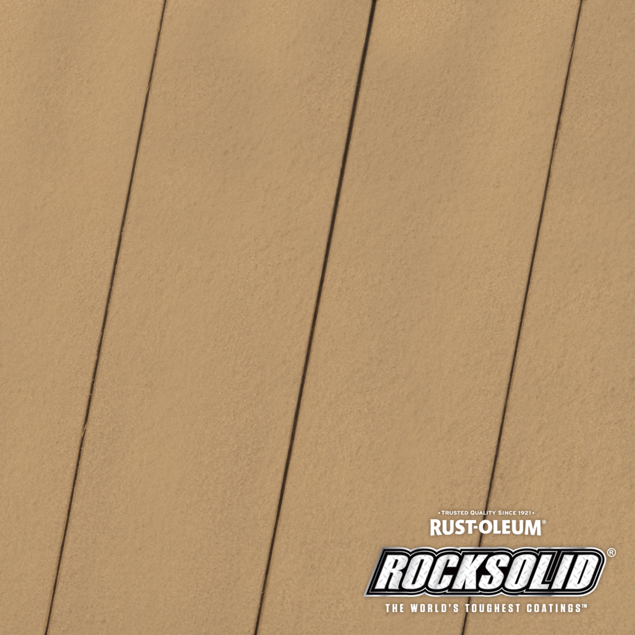 Sandstone, Rust-Oleum RockSolid 2X Solid Exterior Wood Deck Stain-319781T, Gallon