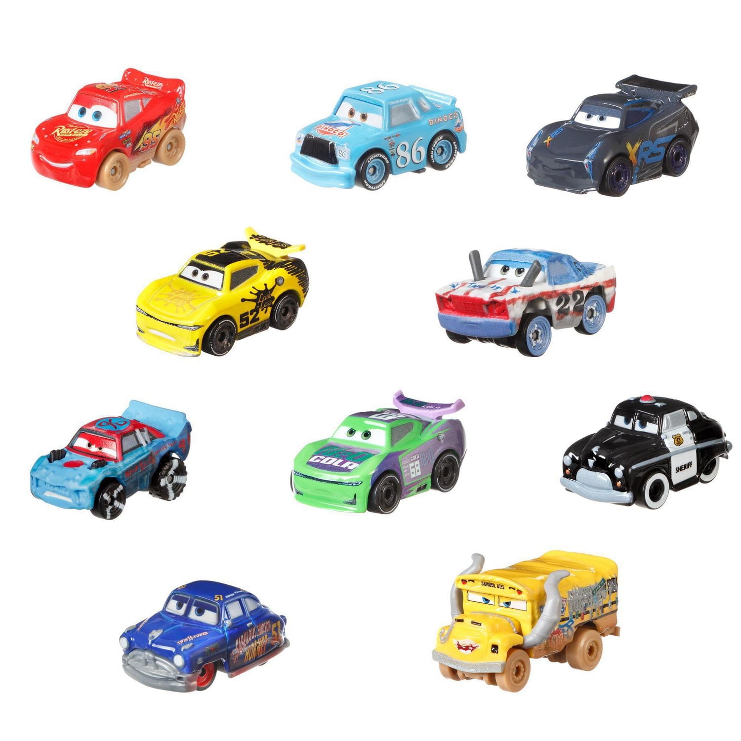 Disney Pixar Cars Mini Racers Variety 10-Pack - Walmart.ca