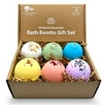 thumbnail image 7 of Organic All Natural Bath Bombs for Women Men with Dead Sea and Epsom Salts Handmade in USA Safe by Relaxcation 6 Set, 7 of 7