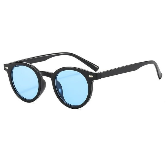 Vintage Polarized Sunglasses for Men Round Sunglasses UV400 Protection Retro Hand-crafted Acetate Frame