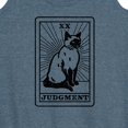 thumbnail image 3 of Instant Message - Judgement Cat Tarot Card - Women's Racerback Tank Top, 3 of 6