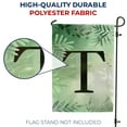 thumbnail image 4 of America Forever Monogram Letter T Garden Flag, 12.5 x 18 inch Double Sided, Greenery Flag, Botanical Monogram Flag, Initial Flag, Spring Summer Outdoor Decor, Yard Decoration, 4 of 5