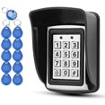 thumbnail image 1 of OBO HANDS 10 RFID Keychains + Waterproof Rain Cover + Rfid Metal Keypad Supports 1000 Users Wiegand-26 Interface (Input, 1 of 5