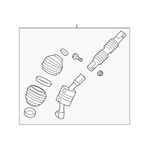 Genuine OE GM Coupling Shaft 19210226