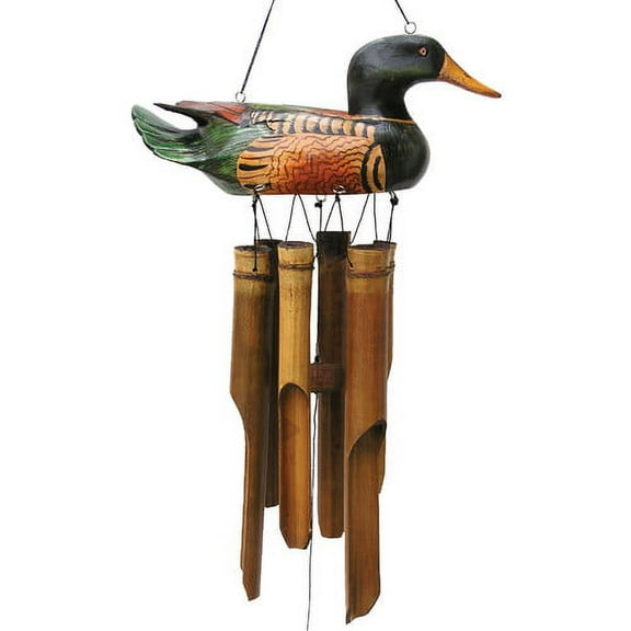 Cohasset Gifts & Garden Mallard Bamboo Wind Chime