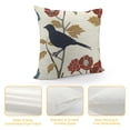 thumbnail image 4 of PHYHOO Throw Pillow Covers Canvas Floral Cartoon Bird Cushion Cases for Couch Sofa Home Decoration Bird, 4 of 5
