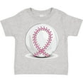 thumbnail image 3 of Inktastic Pink Breast Cancer Ribbon Baseball Boys or Girls Toddler T-Shirt, 3 of 5