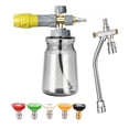 thumbnail image 2 of Rociador de espuma para lavadora a presión, botella pulverizadora de espuma para SUV con conector rápido de 1/4" Con 5 boquillas, 2 of 8