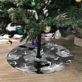 thumbnail image 2 of FMSHPON BlackWhite Anchors Xmas Christmas Tree Skirt Stand Mat for Holiday Party Decoration Indoor Outdoor 48 inches, 2 of 3