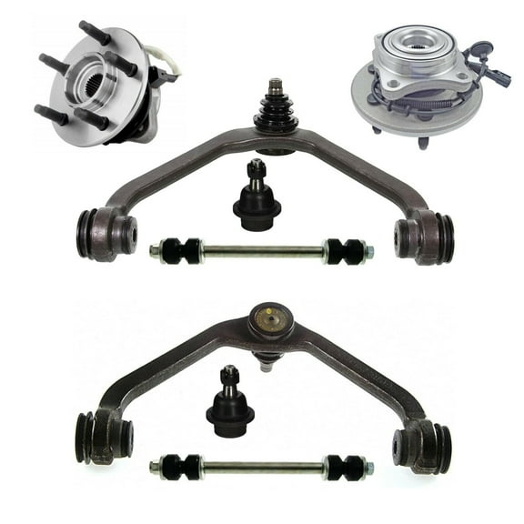 8 Pc Front Suspension Kit Control Arm & Ball Joint, Sway Bar, Wheel Bearing & Hub Assembly Fits select: 2003-2009 FORD RANGER, 1995-2001 FORD EXPLORER