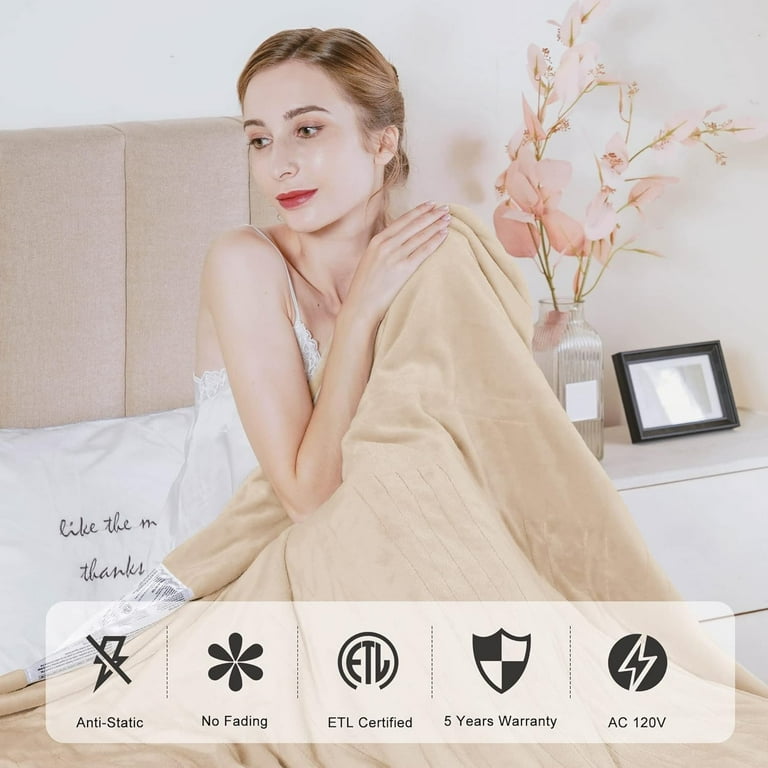 Heated Blanket Queen Size 84 x90