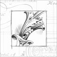 thumbnail image 2 of Harper, Ethan 12x12 Gold Ornate Wood Framed with Double Matting Museum Art Print Titled - Acanthus Detail I, 2 of 4