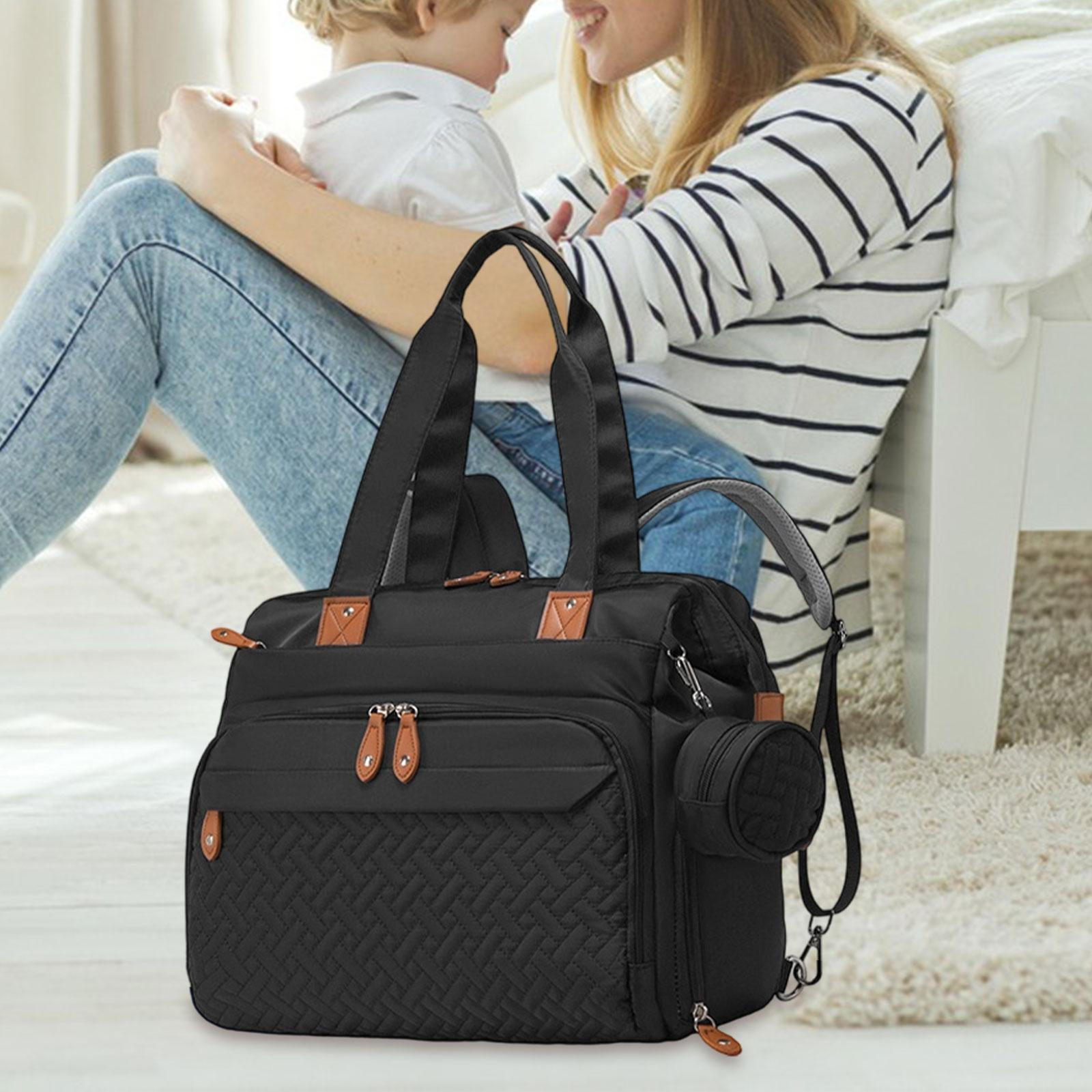 Diaper Bag Backpack Travel Organizer Shoes Compartment Durable Oxford Cloth for Women Mom Dad Trips