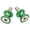 Green, variant on Green Kawasaki Mini Swingarm Spools Sliders 10mm Bolts Ninja ZX 6R 9R 10R 14R RR