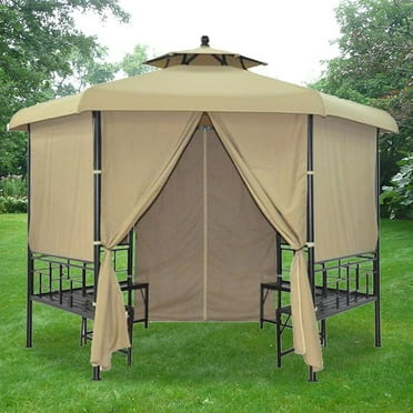 Garden Winds Replacement Canopy Top for the Wilmore Gazebo - Riplock 350