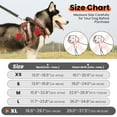 thumbnail image 2 of MASBRILL Reflective Dog Harness No Pull Dog Vest Harness with Handle, Breathable Padded Dog Chest Harness Adjustable for Large Dog-Brown XL, 2 of 10