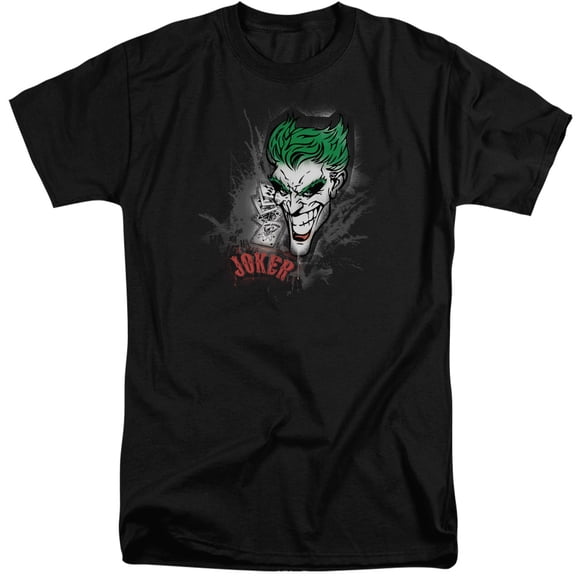 Batman - Joker Sprays The City - Tall Fit Short Sleeve Shirt - XX-Large