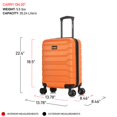 InUSA Trend 20" Lightweight Hardside Spinner Carry on Luggage