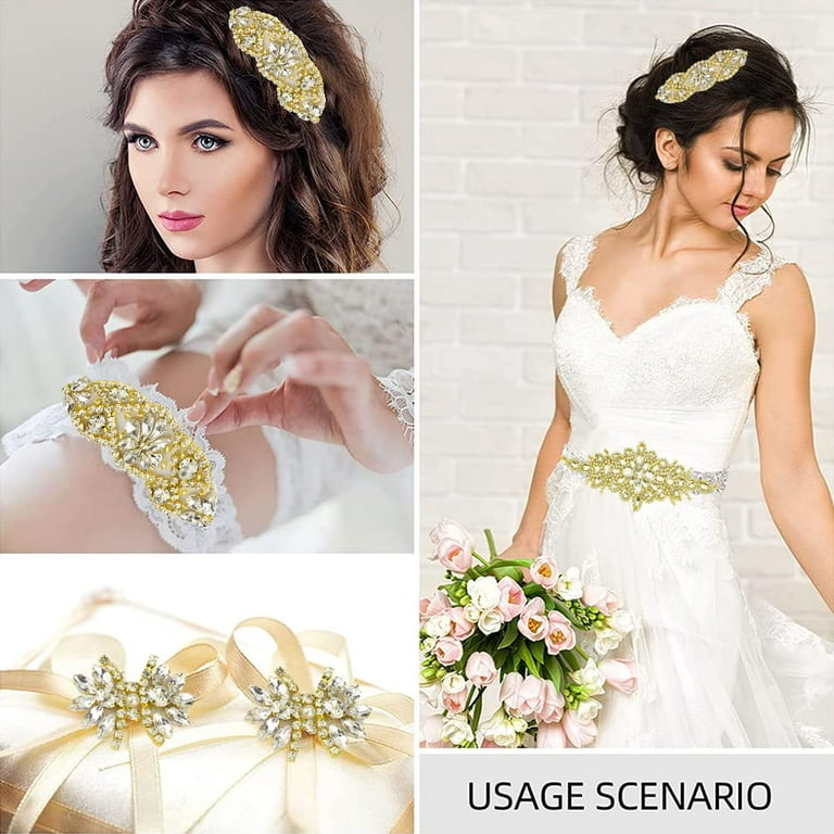 Luxury Bridal Belts with Rhinestone Bride Wedding Accessories Belt for Women