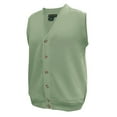 thumbnail image 1 of Monterey Club Men's Classic Cotton Button Down Vest #7235, 1 of 2