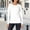 I-White, variant on 2025 Women's Classic Fit Long Shirts Women for Sleeve Crew Neck Solid Mock Turtle Neck Ladies Color Long Sleeved Base Cotton Spandex Womens Shirts T