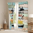 thumbnail image 3 of Homewish Retro Boat Blackout Curtains Set of 2 (52x84 Each) for Female Men Adults,Lake House Window Curtains,Rustic Vintage Cabin Curtains and Drapes,Super Cozy Room Decor, 3 of 6