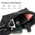 thumbnail image 3 of Riñonera Bandolera con Bolsillos con Cremallera, Regalos para Entrenamiento, Viajes, Correr, Carteras Informales con Manos Libres, Riñonera, Bolsa para teléfono, para Llevar Todos los teléfonos, 3 of 7