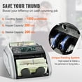 thumbnail image 4 of Máquina contadora de dinero VEVOR con UV/MG/IR/DD/DBL/HLF/CHN Det, 4 of 9