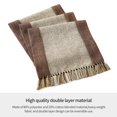 thumbnail image 2 of 15 x 70inch Table Runner-Rustic Cotton Linen Table Runners with Boho Fringe for Kitchen Dinning Coffee Washable Double Layer Table Farmhouse Runner-Beige, 2 of 6