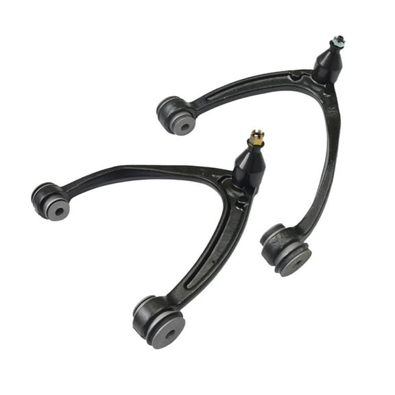REVO 2pc Front Upper Control Arm w Ball Joint for Chevy Tahoe GMC Cadillac 4.8L 5.3L 15096197 15096198