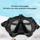 thumbnail image 4 of Máscara de Buceo Gafas de Buceo Antivaho con Cubierta Nasal Máscara de Buceo de Silicona Antifugas para Adultos para Buceo Esnórquel Natación ANGGREK  Otros, 4 of 8