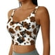 thumbnail image 2 of Balery Cow Tie Dye Sujetadores deportivos con espalda cruzada para mujer, acolchados, sin costuras, de alto impacto, ideales para yoga, gimnasio, entrenamiento y fitness.-, 2 of 8