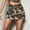 Green, variant on Womens Athletic Shorts Women's Summer Fashion Design High Waist One Button Comfortable Stretch Denim Skirts Summer Shorts on Clearance