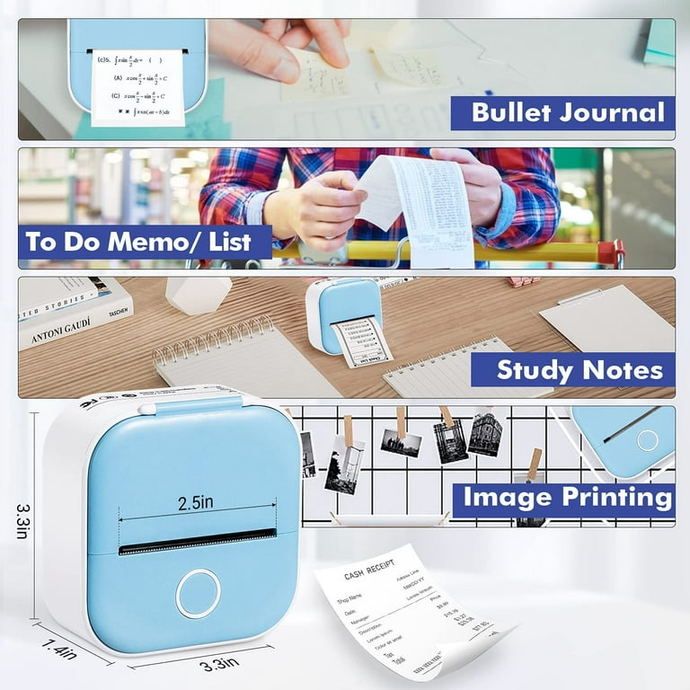 Custodia Per Stampante Etichette M02/T02 - Portatile In Pelle PU Verde - Foto 5