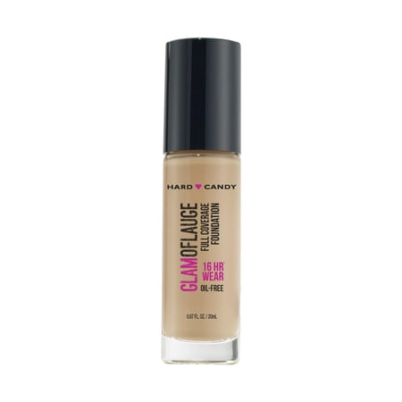 3 PACK HARD CANDY FULL COVERAGE FOUNDATION OIL FREE WARM ALMOND 1514