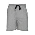 thumbnail image 3 of Hanes Men's Jersey Lounge Drawstring Shorts with Logo Waistband 2-Pack, 3 of 3