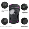 thumbnail image 3 of 2 Pack Knee Brace Knee Compression Sleeve for Running Exercise Joint Pain Relief Plus Size Unbranded, 3 of 8