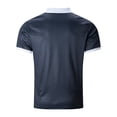 thumbnail image 5 of FAOWME Men's Summer 2 Piece Set Short Sleeved Lapel Half Zipper Solid Color Top And Shorts Comfortable Fashion Outfits For Casual Daily Wear,S,Black, 5 of 9