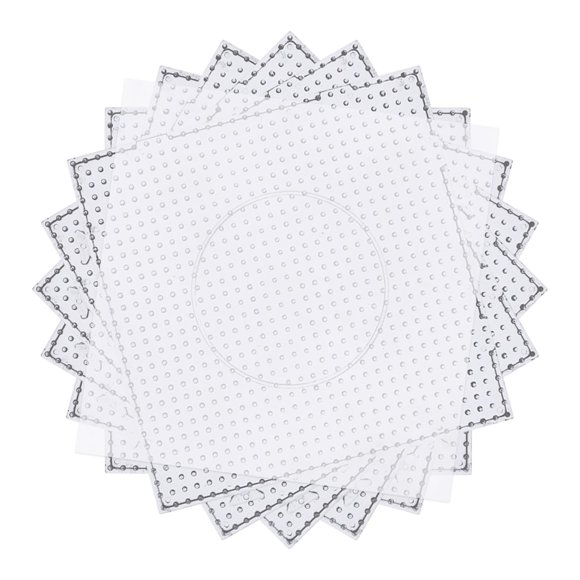 Kit de tableros para cuentas Phinus, 6 piezas, tableros transparentes de 14 x 14 cm
